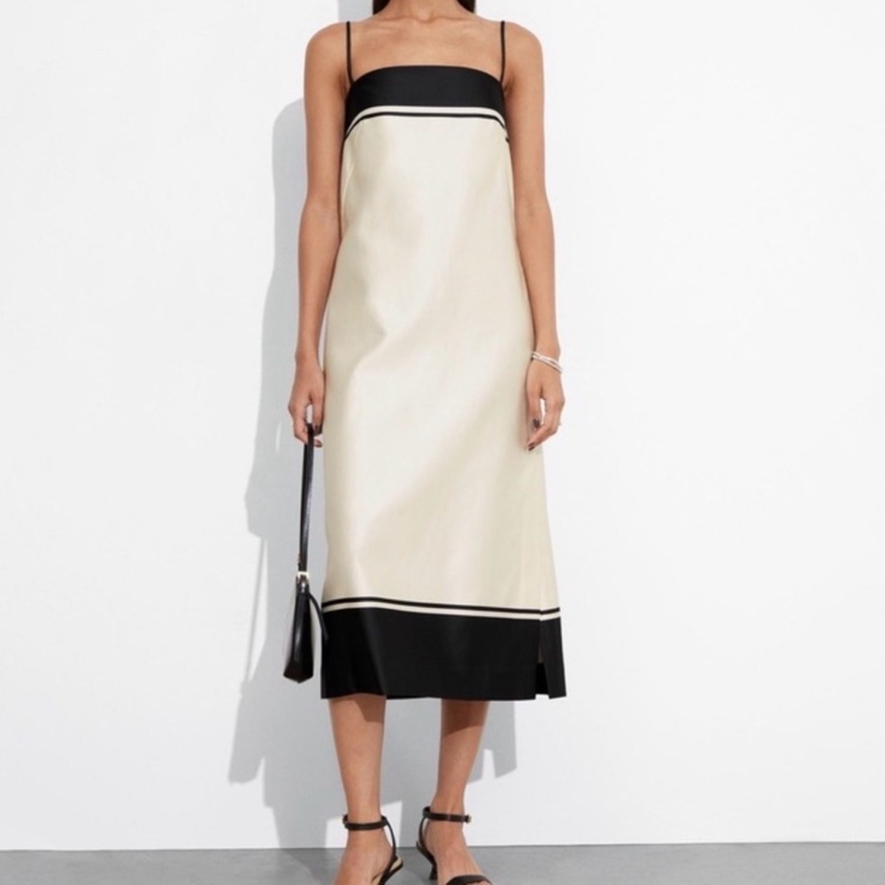 & Other Stories Satin Dress